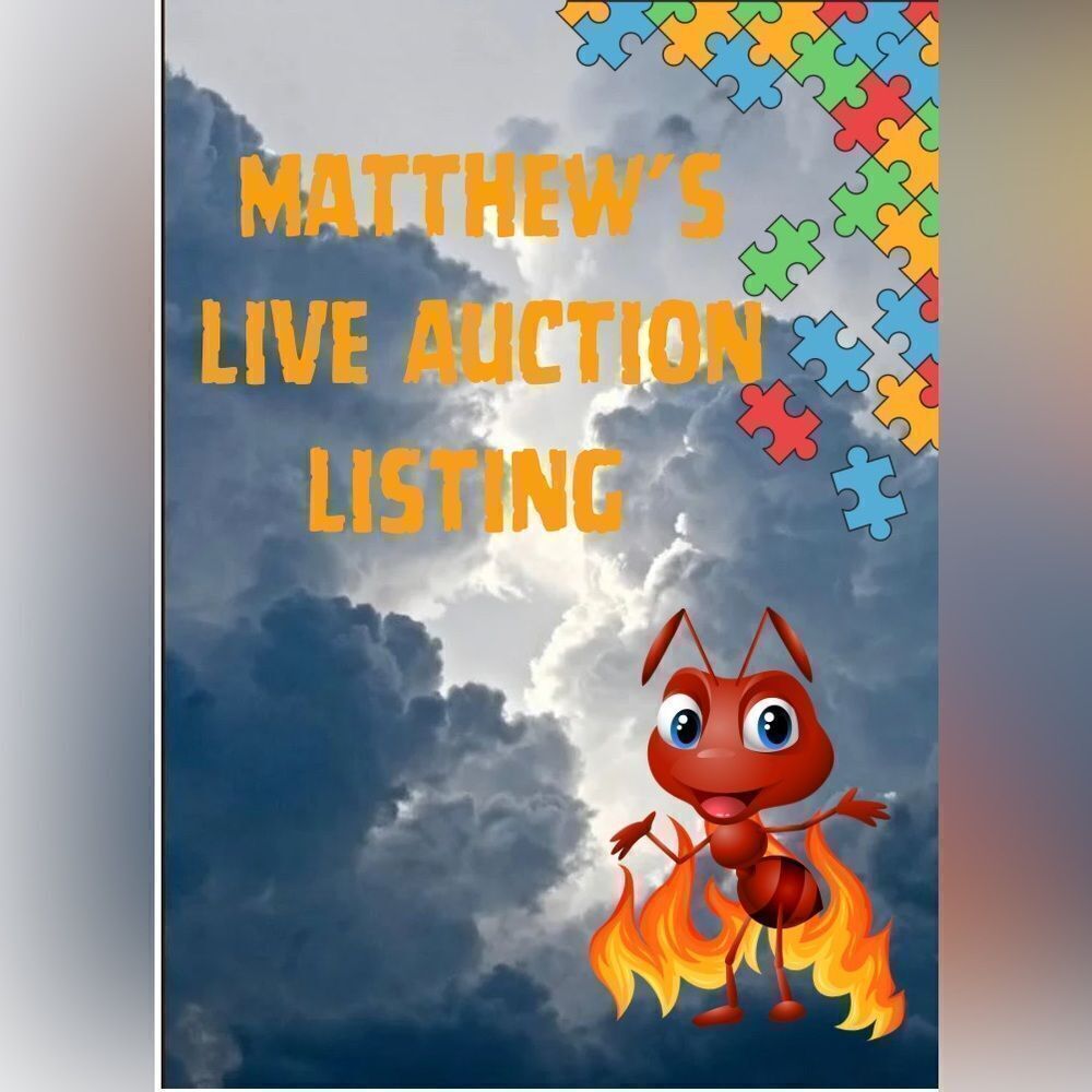 Matthew's Live Auction Listing Only-